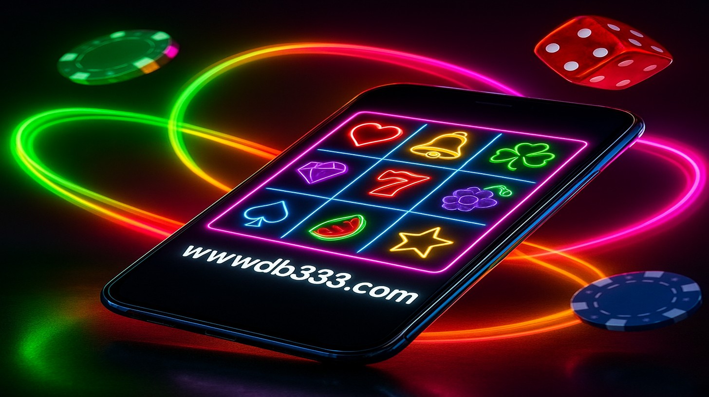 db333 অ্যাপ ব্যানার—একটি প্রচারমূলক গ্রাফিক্যাল ব্যানার